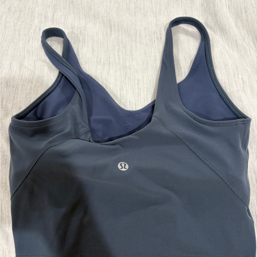 lululemon athletica Blue Sports Bra Medium Impact